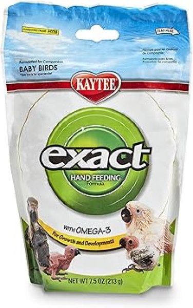 画像1: ネコポス送料無料　 KAYTEE exact（イグザクト） ハンドフィーディング フォーミュラ　ベビーバード用　213g　 (1)